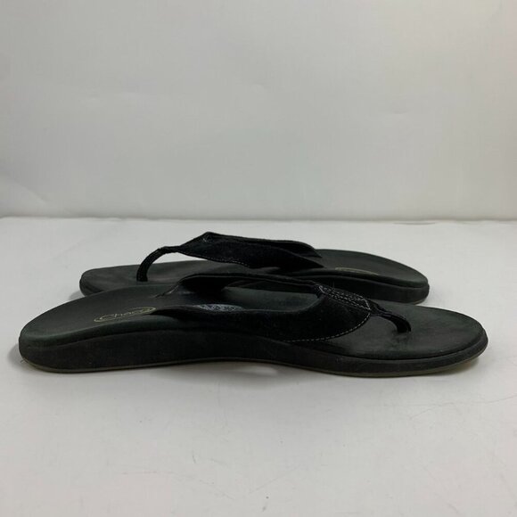 Chaco Men's Suede Leather Outdoor Thong Flip Flop Sandals Size 13 - Picture 4 of 12